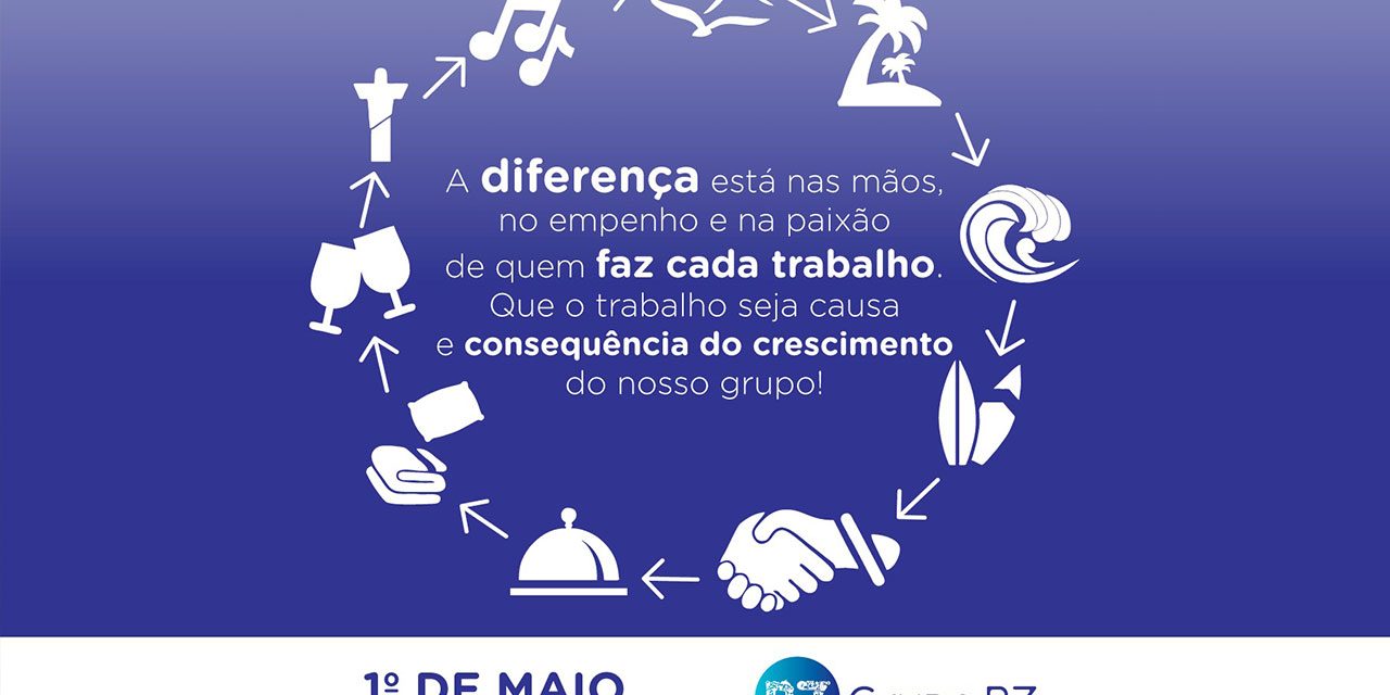 1º DE MAIO É DIA DO TRABALHADOR!