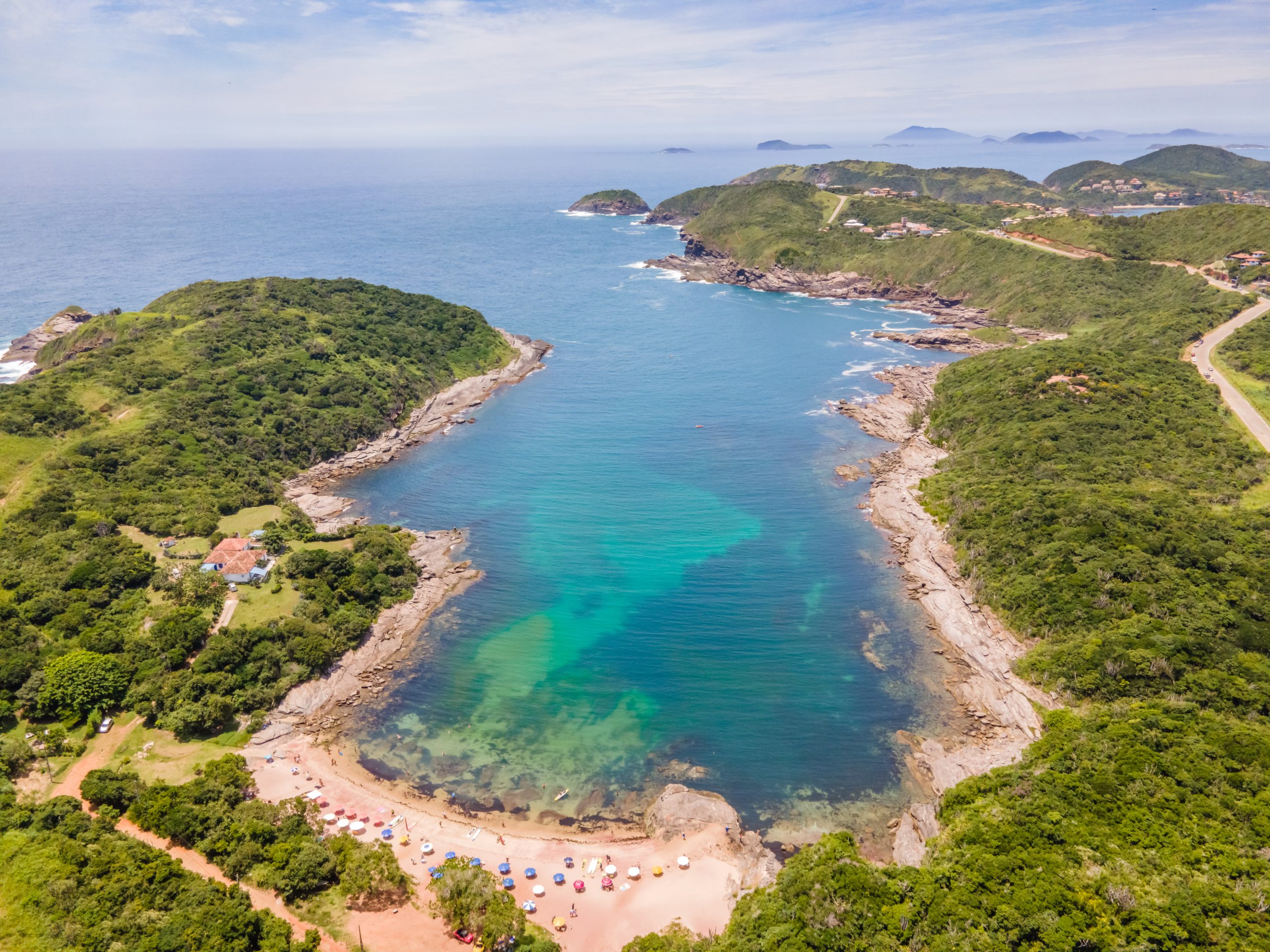 Forno beach in Buzios, Brazil