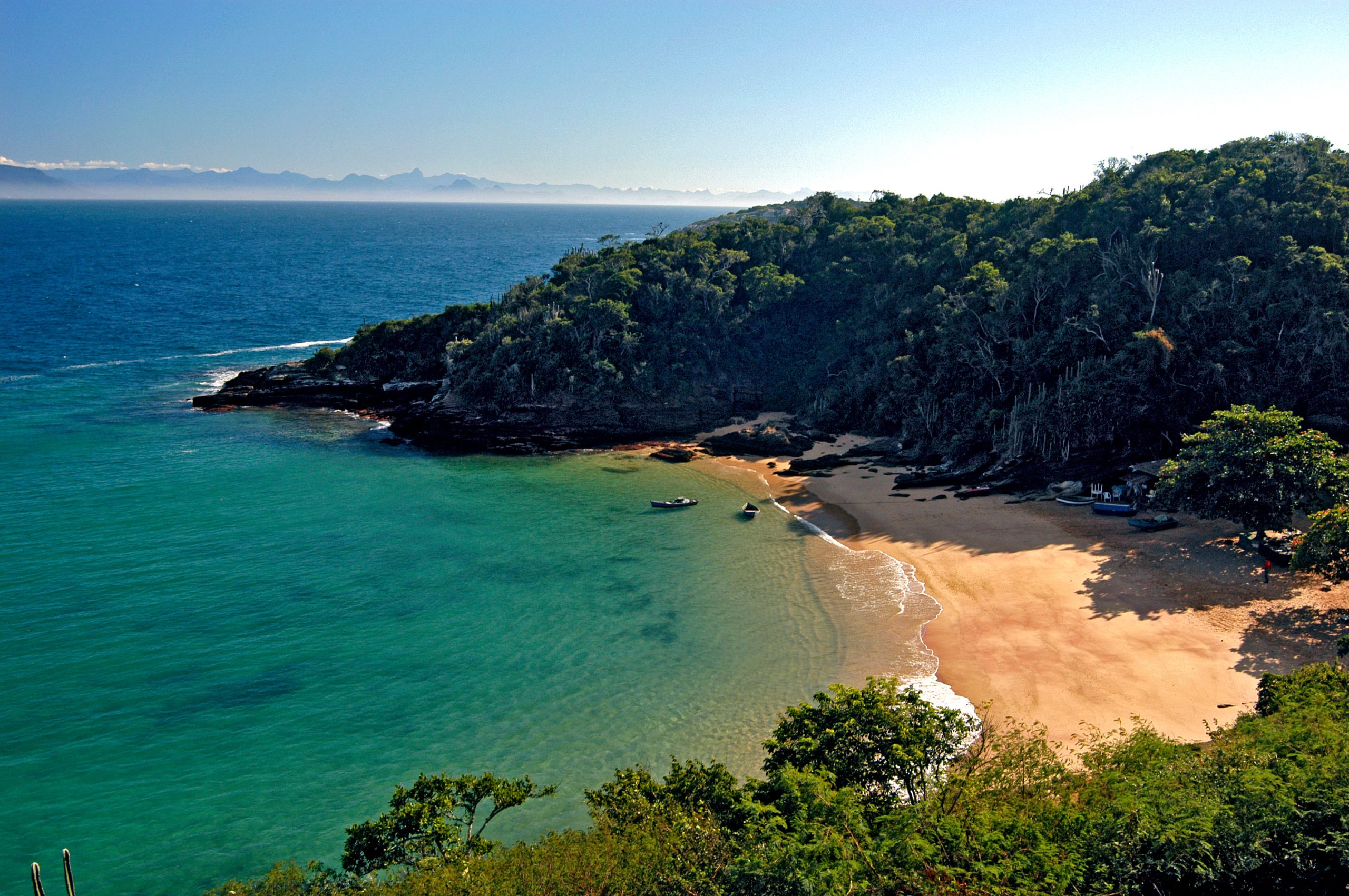 Praia na cidade de Búzios. Rio de Janeiro
