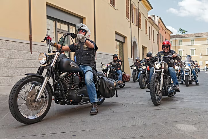 motociclistas.